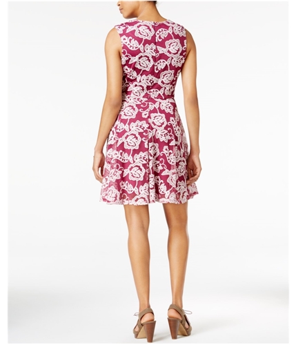 maison Jules Womens Fit & Flare A-line Dress cherryplumcom M