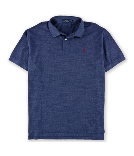 Ralph Lauren Mens Solid Rugby Polo Shirt blue M
