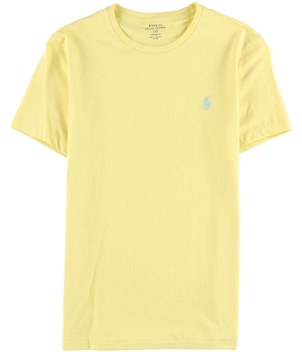 Ralph Lauren Mens Custom Fit Cotton Jersey Basic T-Shirt bananapeel S
