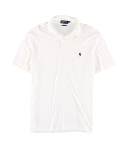 Ralph Lauren Mens Soft Touch Rugby Polo Shirt white XL