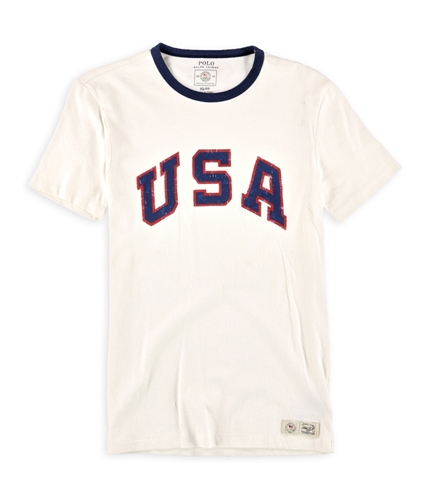 Ralph Lauren Mens Team USA Graphic T-Shirt dckwshwht XS