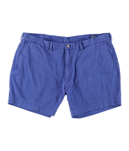 Ralph Lauren Mens Solid Casual Chino Shorts sptgblue 38