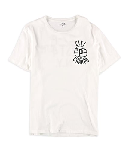 Ralph Lauren Mens Solid Graphic T-Shirt white XL