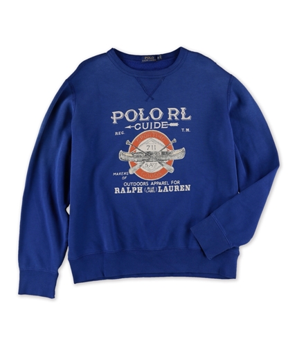 Ralph Lauren Mens Solid Fleece Sweatshirt clubroyal S