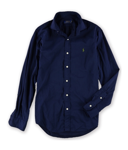 Ralph Lauren Mens Long Sleeve Twill Estate Button Up Shirt nwtnvy XS