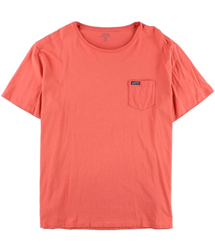 Ralph Lauren Mens Short Sleeve Pocket Basic T-Shirt red 2XL