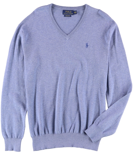 Ralph Lauren Mens V-Neck Pullover Sweater campblu S