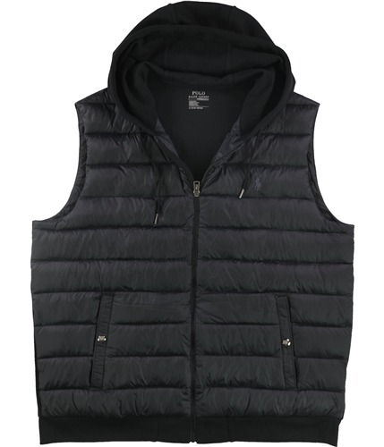 Ralph Lauren Mens Down-Panel Outerwear Vest black XL