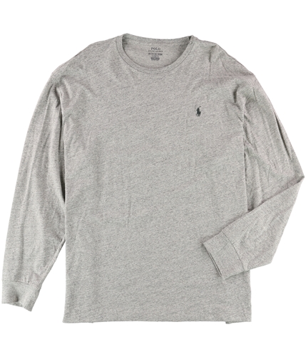 Ralph Lauren Mens Classic LS Basic T-Shirt vintageheather S