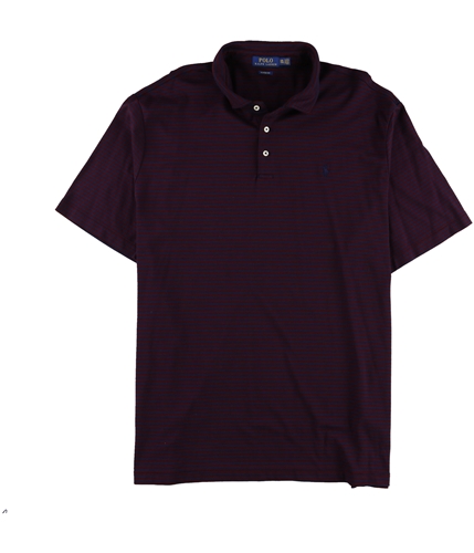 Ralph Lauren Mens Striped Rugby Polo Shirt frenchnv XS