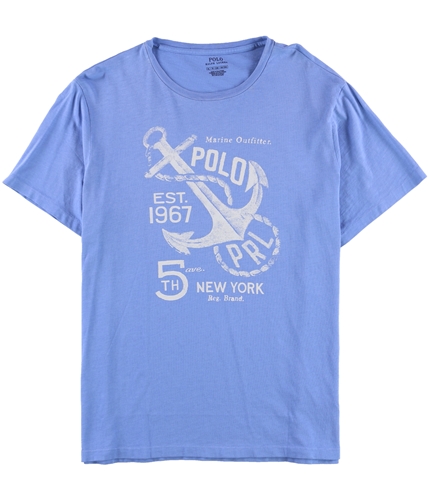 Ralph Lauren Mens Logo Graphic T-Shirt gloryblue XS