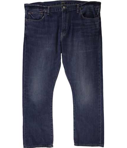 Ralph Lauren Mens Varick Straight Leg Slim Fit Jeans blue 29x32