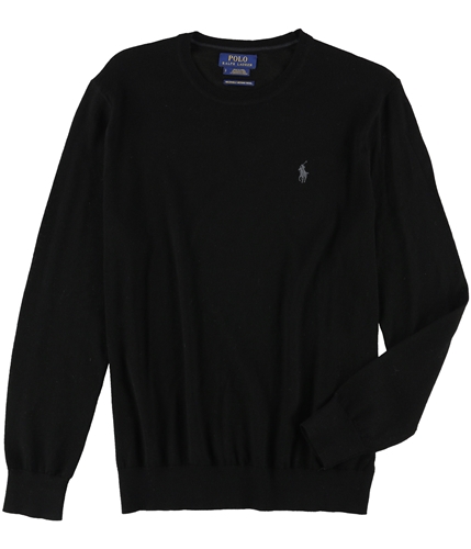 Ralph Lauren Mens LS Knit Pullover Sweater black S