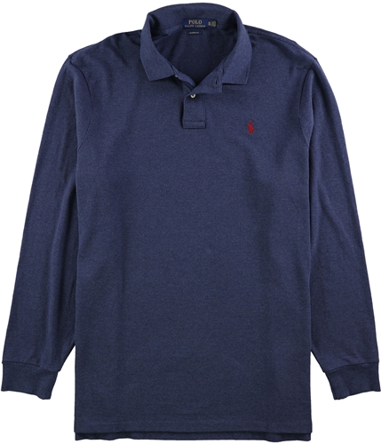 Ralph Lauren Mens Solid Rugby Polo Shirt navy M