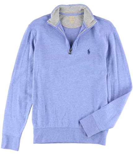 Ralph Lauren Mens Jersey Pullover Sweater bluehtr XS