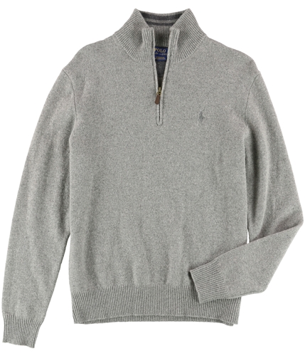 Ralph Lauren Mens Wool and Cashmere Blend Pullover Sweater grey S