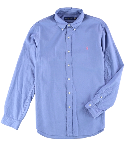 Ralph Lauren Mens LS Button Up Shirt blue M