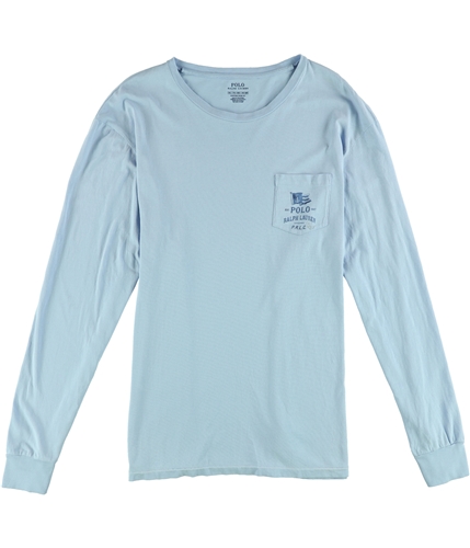 Ralph Lauren Mens Custom Slim Fit Basic T-Shirt blue S