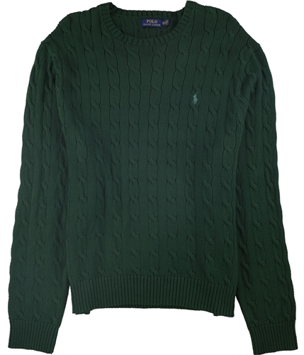 Ralph Lauren Mens Cable Knit Pullover Sweater green 2XL