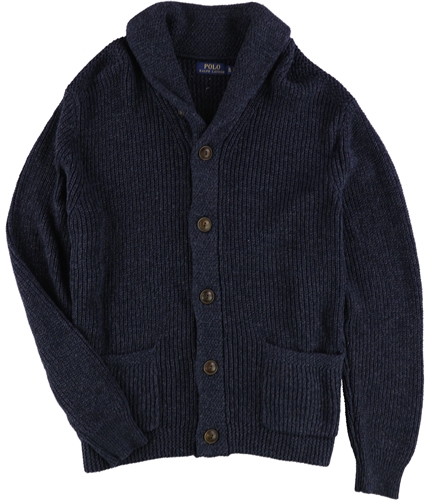 Ralph Lauren Mens Shawl Cardigan Sweater blue S