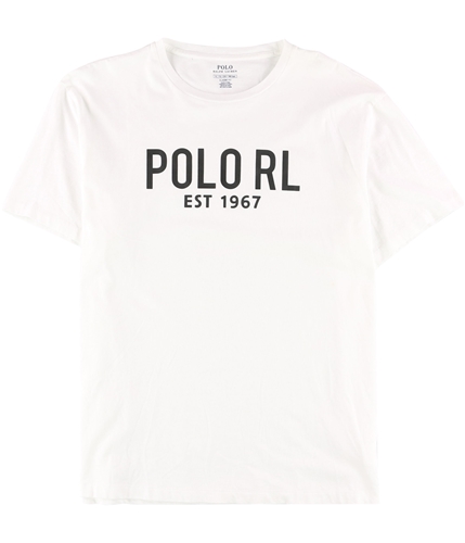 Ralph Lauren Mens Classic Logo Graphic T-Shirt white XL
