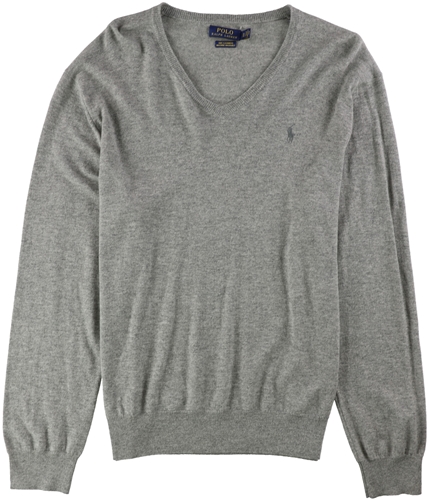 Ralph Lauren Mens Cashmere Pullover Sweater grey XL