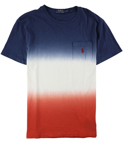 Ralph Lauren Mens Custom Basic T-Shirt navyred M