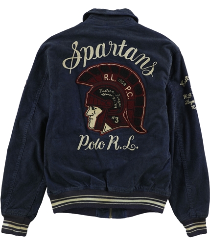 Ralph Lauren Mens Embroidered Jacket navy S