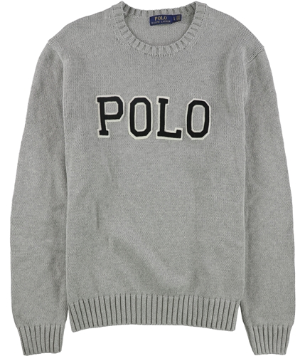 Ralph Lauren Mens Logo Pullover Sweater gray L