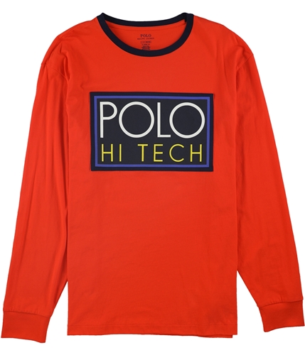Ralph Lauren Mens Hi Tech Graphic T-Shirt orange M