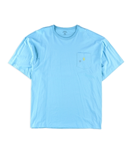 Ralph Lauren Mens Solid Basic T-Shirt frenchturq Big 3X