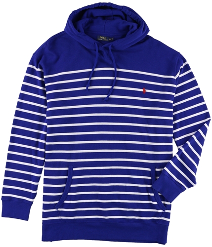 Ralph Lauren Mens Knit Hoodie Sweatshirt blue 3LT