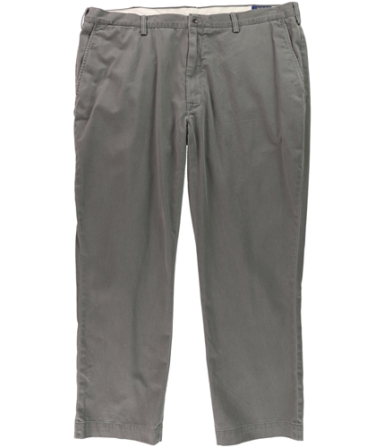 Ralph Lauren Mens Solid Casual Chino Pants grey 38x36