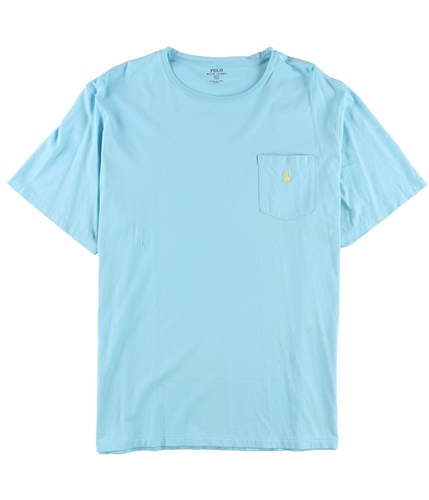 Ralph Lauren Mens Pocket Basic T-Shirt trueaqua XLT