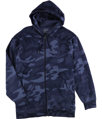 Ralph Lauren Mens Camouflage Hoodie Sweatshirt bluecamo 3XL