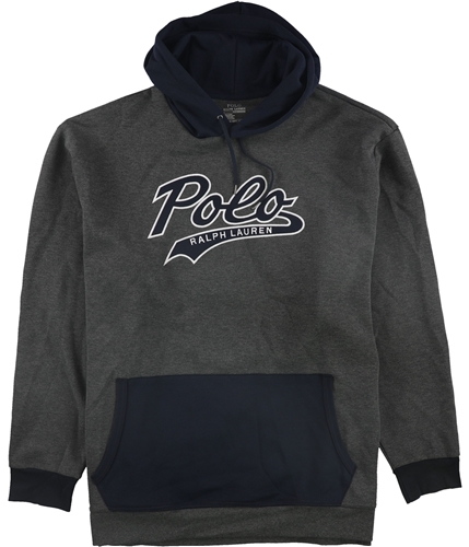 Ralph Lauren Mens Logo Hoodie Sweatshirt gray 2LT