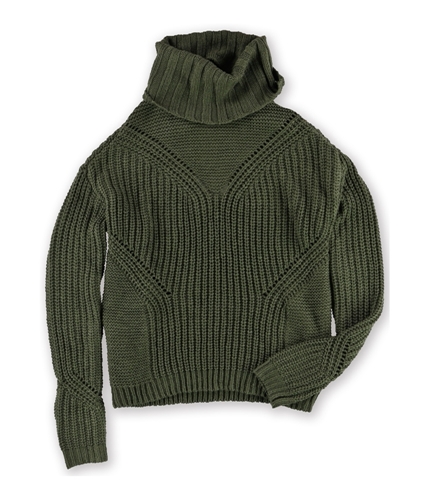 American Rag Womens Textured Pullover Sweater olive XS