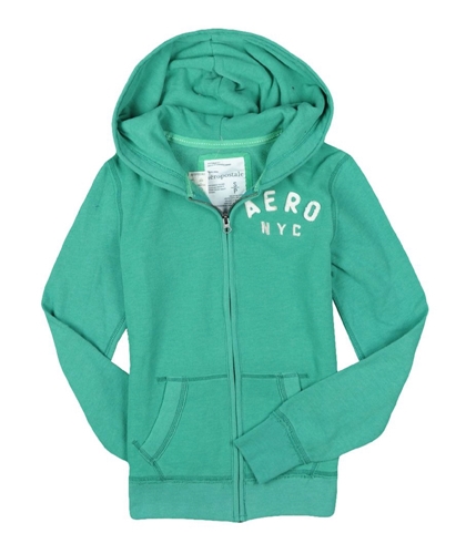 Aeropostale Womens #4 Aero Hoodie Sweatshirt greens S