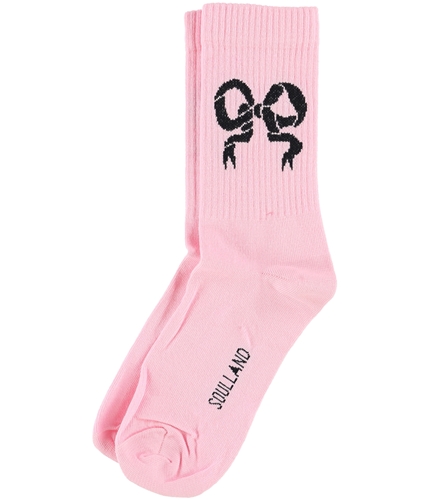 Soulland Womens Ribbon Tennis Midweight Socks rose One Size