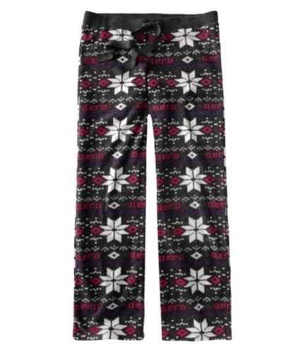 Aeropostale Womens Fleece Sleep Pajama Sweatpants charcoalgray M/32