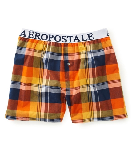 Aeropostale Mens Plaid Woven Underwear Boxers 845 S