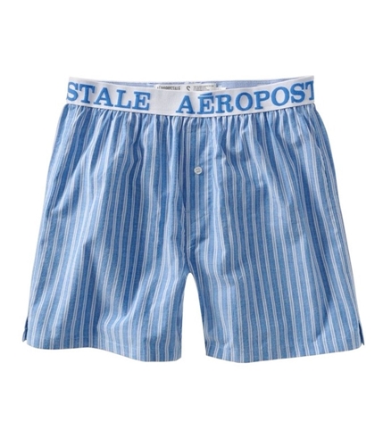 Aeropostale Mens Stripe Button Fly Aero Underwear Boxers active S