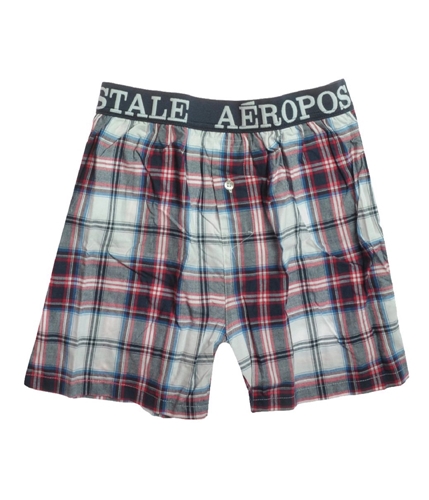 Aeropostale Mens Plaid Underwear Boxers deepna S