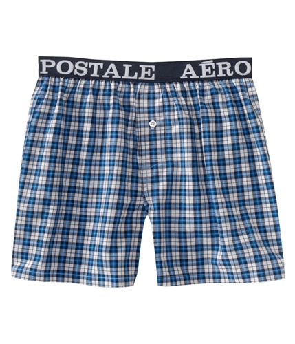 Aeropostale Mens Checkered Underwear Boxers serene L