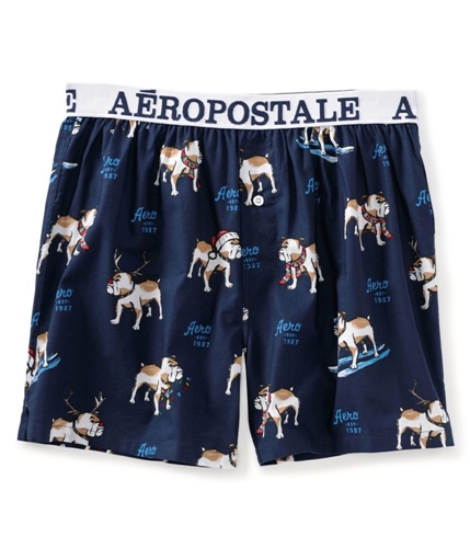 Aeropostale Mens Bulldog Underwear Boxer Briefs navyni S