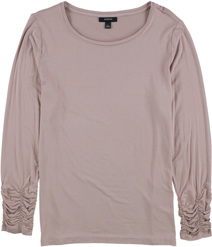 Alfani Womens Ruched Pullover Blouse darkpink S
