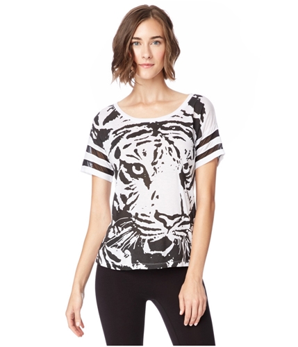 Aeropostale Womens Tiger Boxy Graphic T-Shirt 102 M