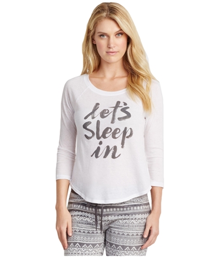 Aeropostale Womens Let's Sleep In Pajama Sleep T-shirt 102 XS
