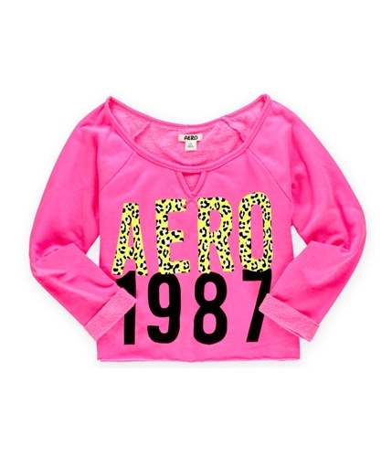 Aeropostale Womens Neon Animal Sweatshirt 644 L