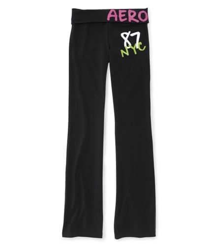 Aeropostale Womens Nyc Yoga Pants black XS/34